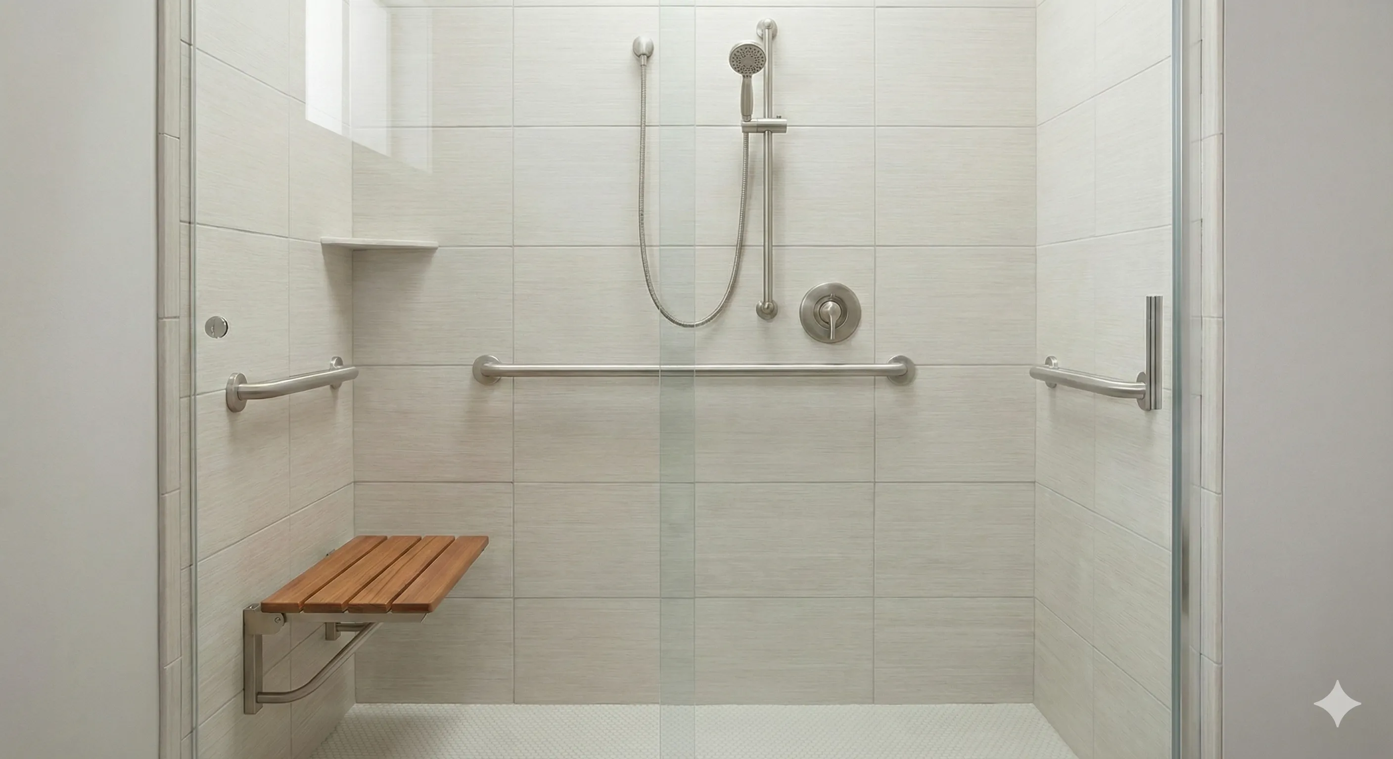 Image installation douche senior 4 douche senior